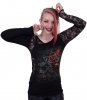 Burnt Rose - Lace One Shoulder Spiral
